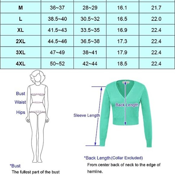 NWOT Women's Open Front Knit, Long Sleeved Cropped Bolero Shrug - Size 2X - Picture 4 of 4